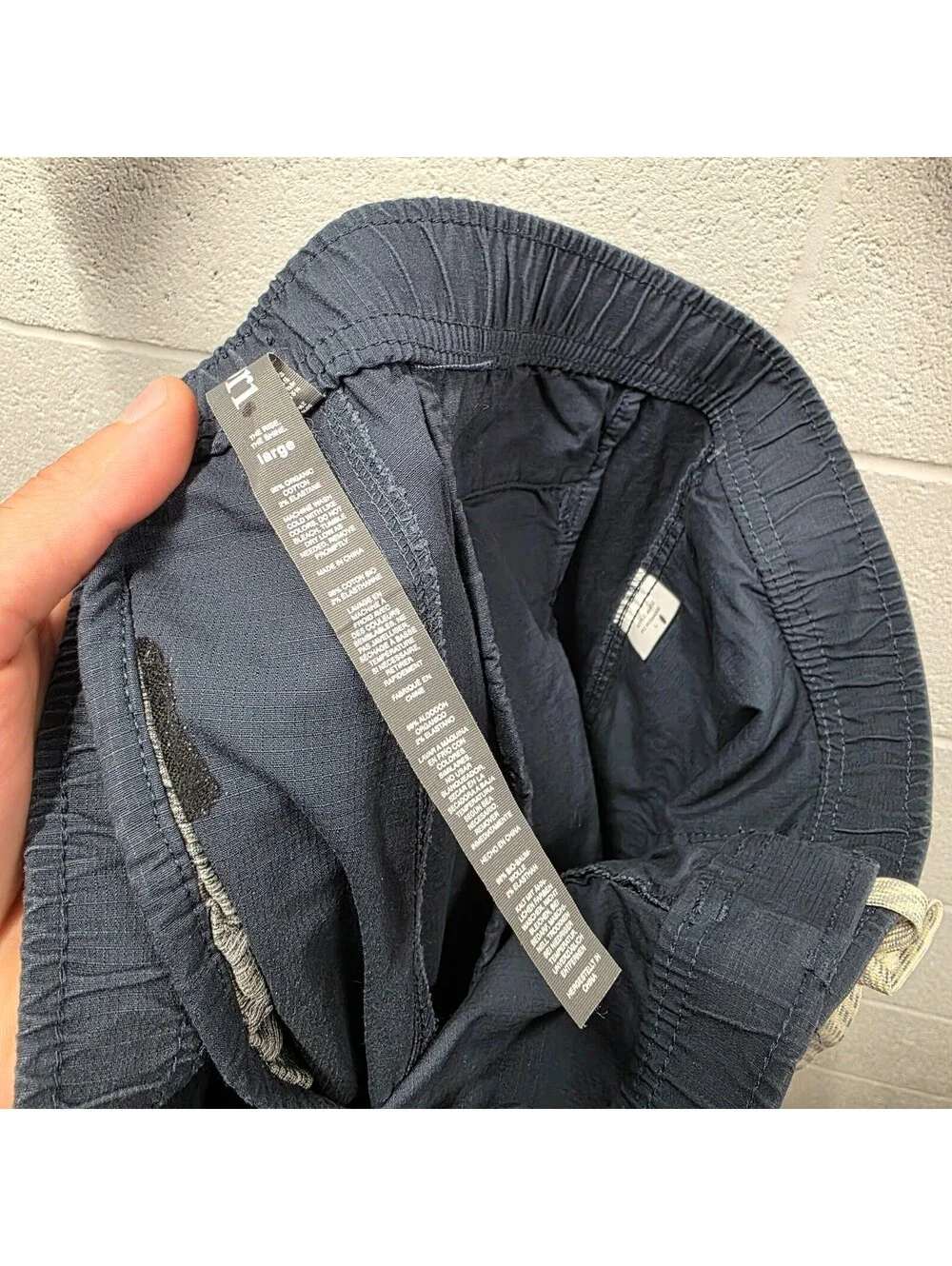 Vuori Pants Mens Size L Blue Gray Ripstop Climber Pants Outdoors Athleisure